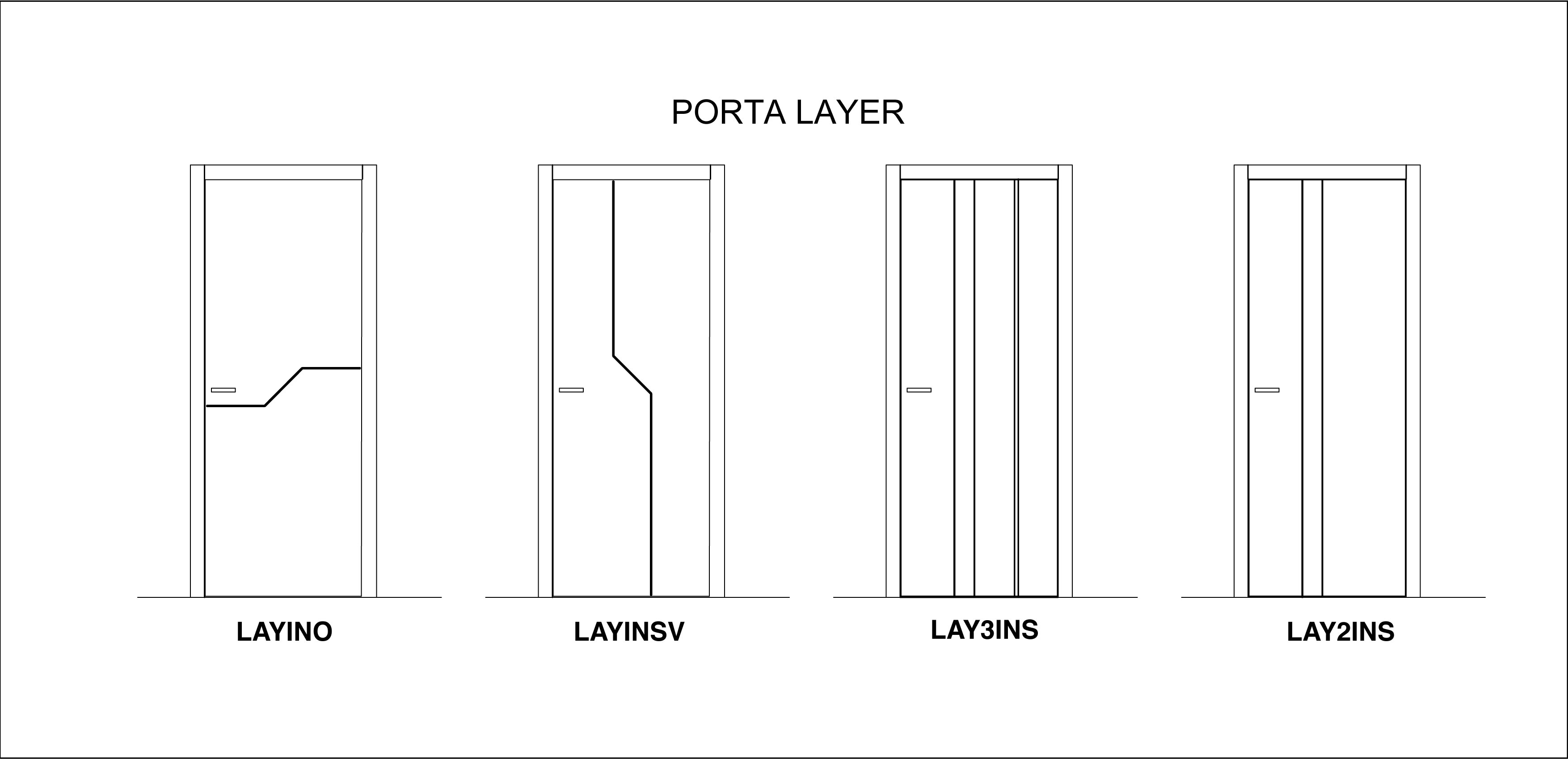 Collezione PORTE40 Romagnoli - LAYER