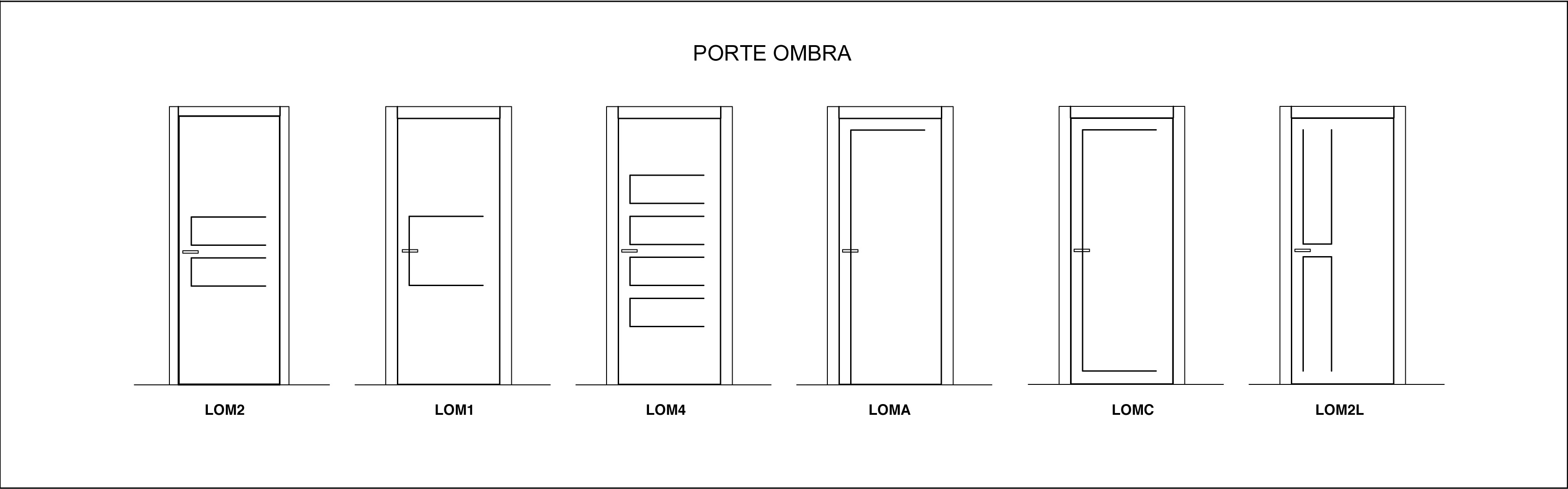 Collezione PORTE40 Romagnoli - OMBRA