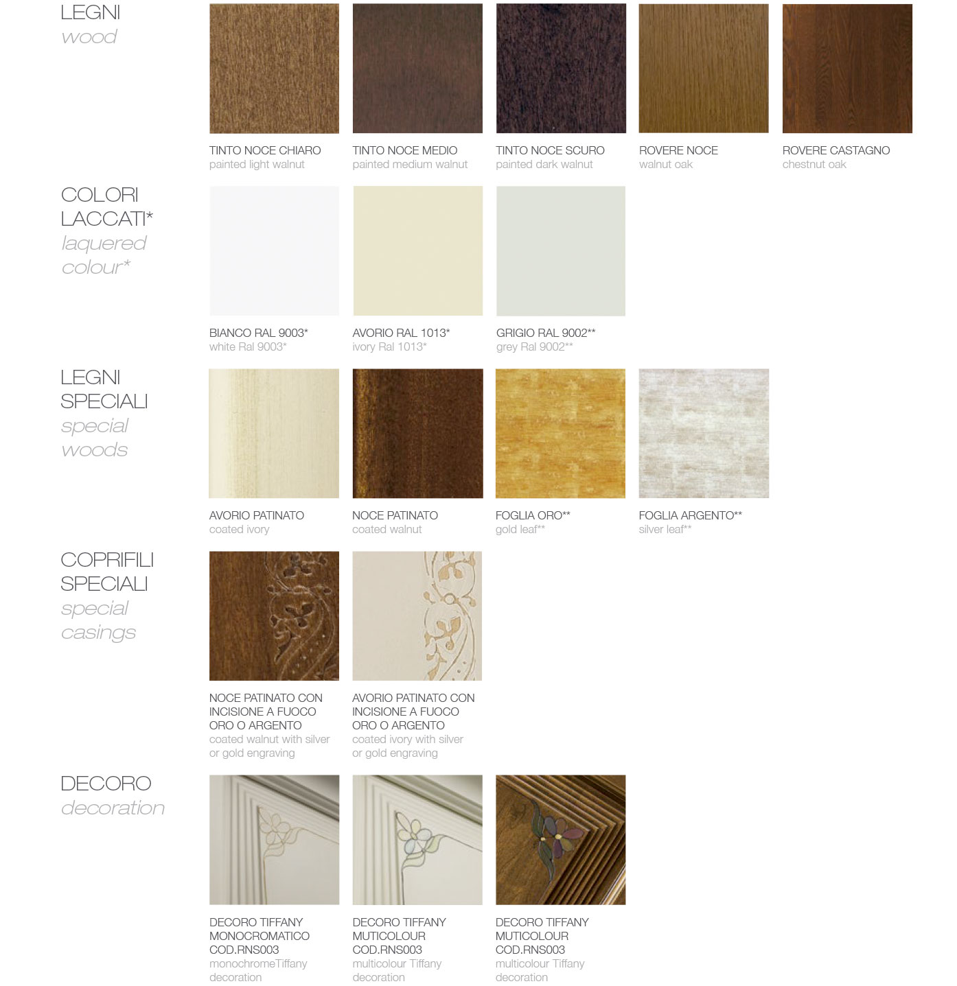 Collezione PRESTIGE_CLASSIC Romagnoli - HOPERA